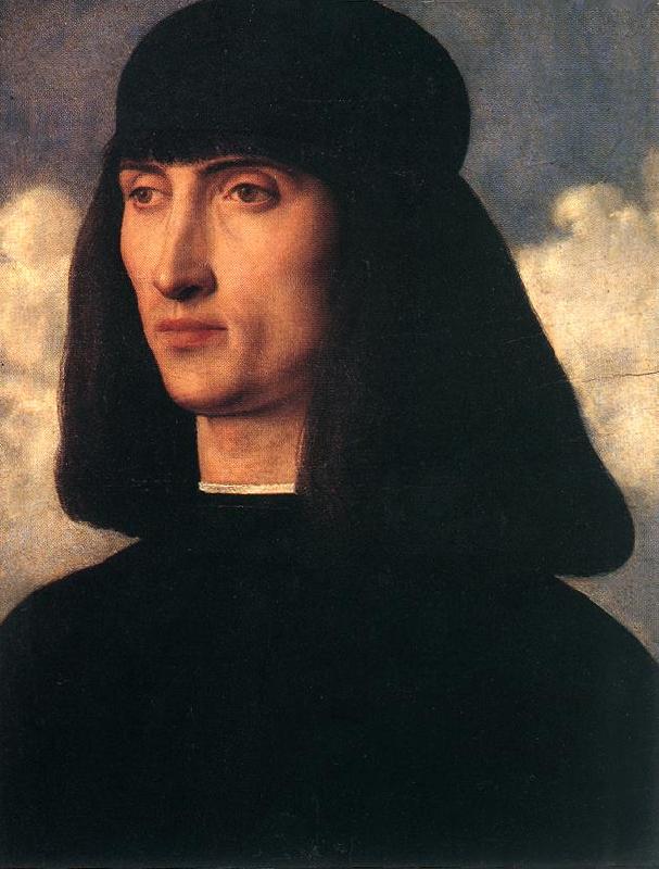 BELLINI, Giovanni Portrait of a Young Man  68lkj